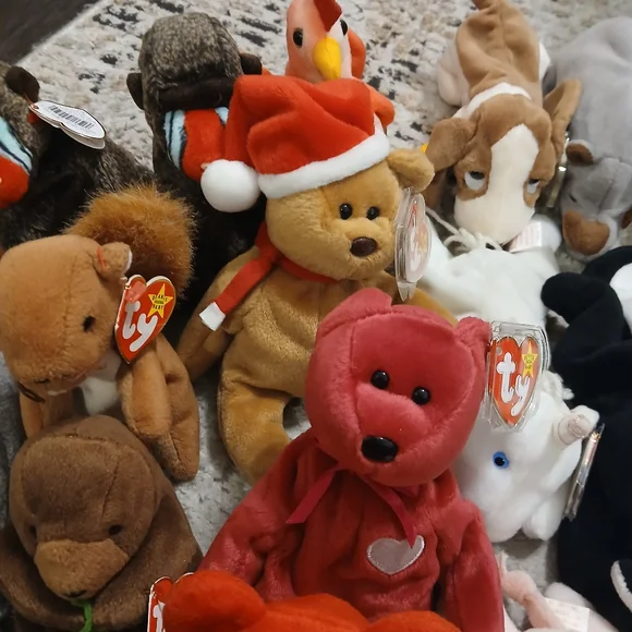 Lot Of 30 Ty Beanie Babies All New With Tags